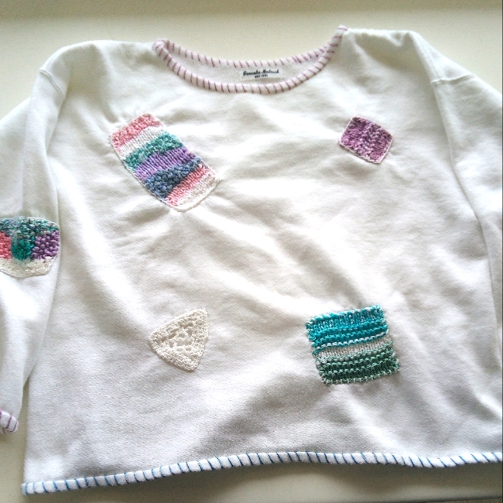 Super Rare Danusha Mudroch New York Crochet Knit Pattern Sweater